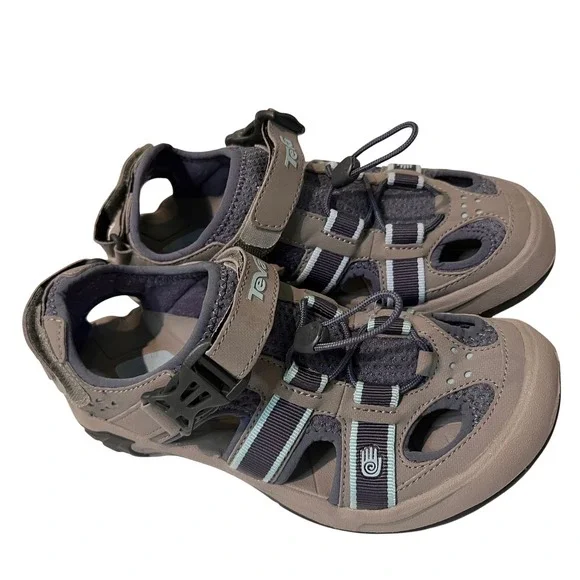 Teva Women's‎ Water Hiking Sandals Strappy Adjustable Cord Casual Sport Comfort - Picture 4 of 14